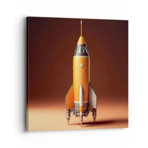 Impression sur toile - Image sur toile - Ça commence par un rêve - 40x40 cm