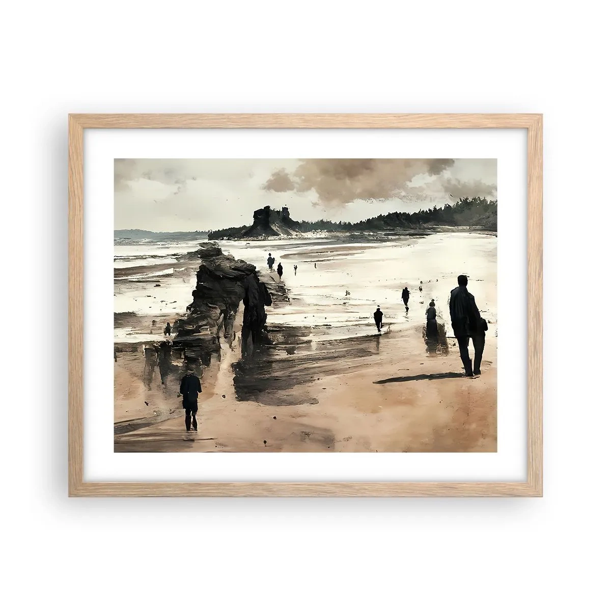 Affiche dans un chêne clair - Poster - Invoqué - 50x40 cm