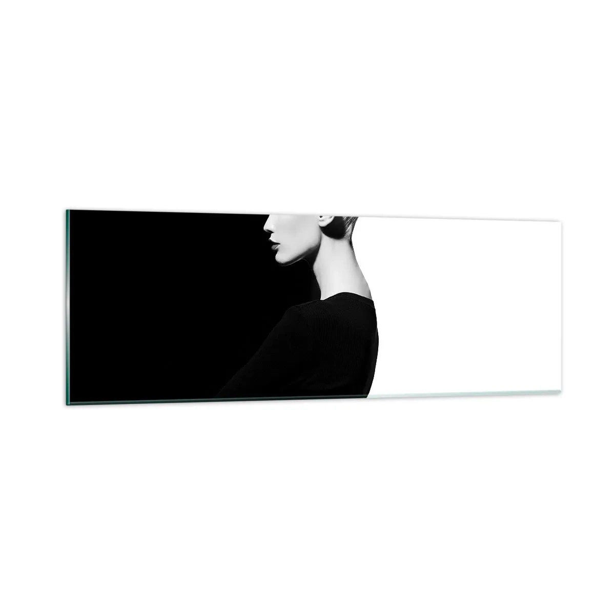 Impression sur verre - Image sur verre - Tout simplement une femme - 90x30 cm