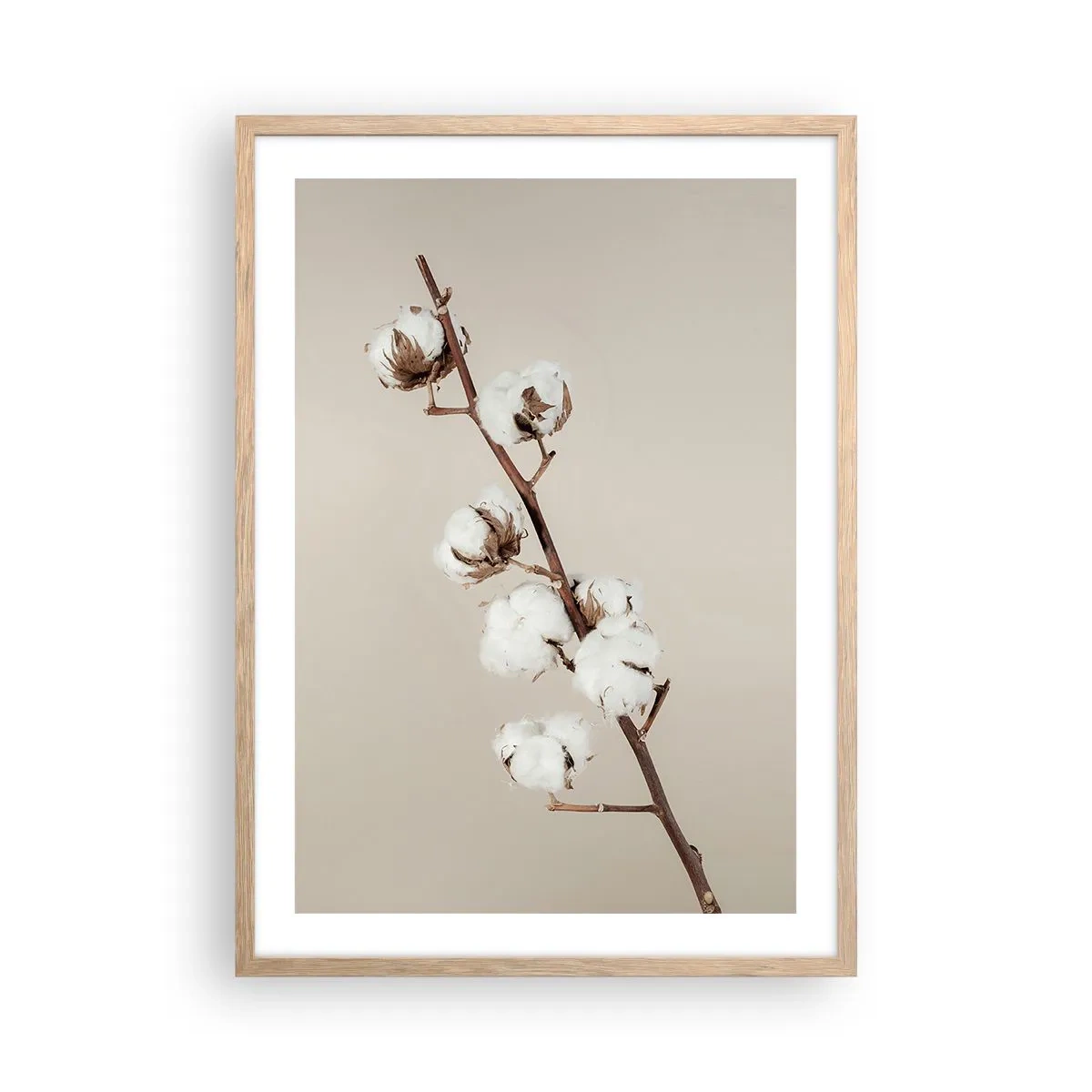 Affiche dans un chêne clair - Poster - A la source de la douceur - 50x70 cm