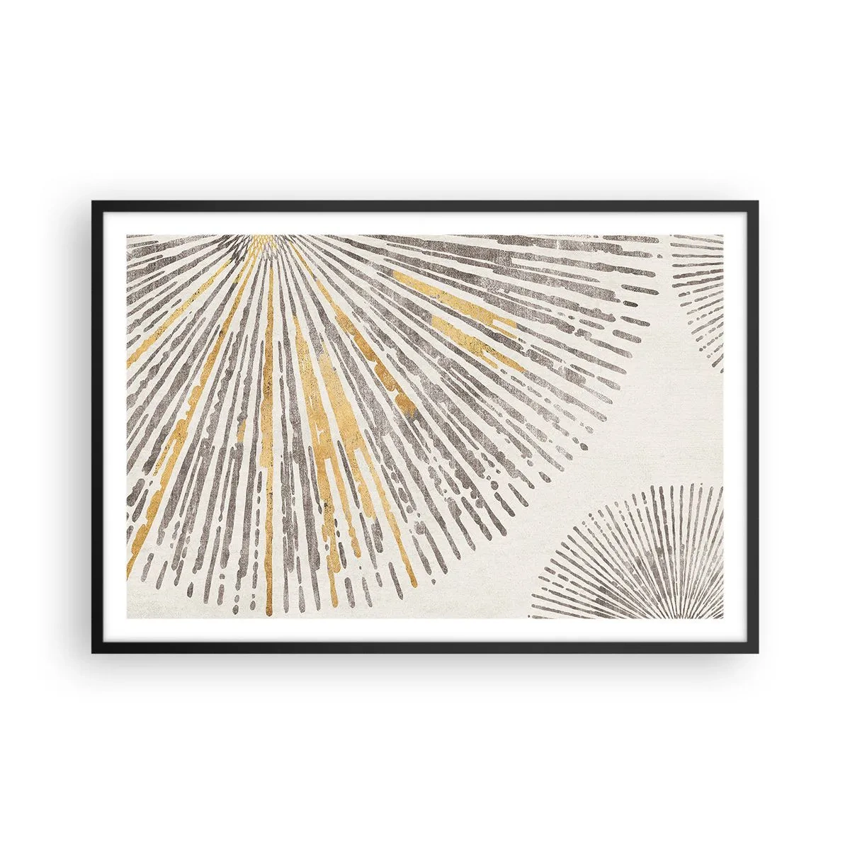 Affiche dans un cadre noir - Poster - La beauté du rayon - 91x61 cm