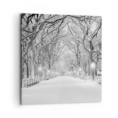 Impression sur toile - Image sur toile - Les quatres saisons – l’hiver - 60x60 cm