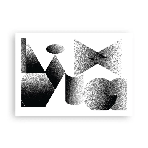 Affiche - Poster - Angles et ovales - 70x50 cm