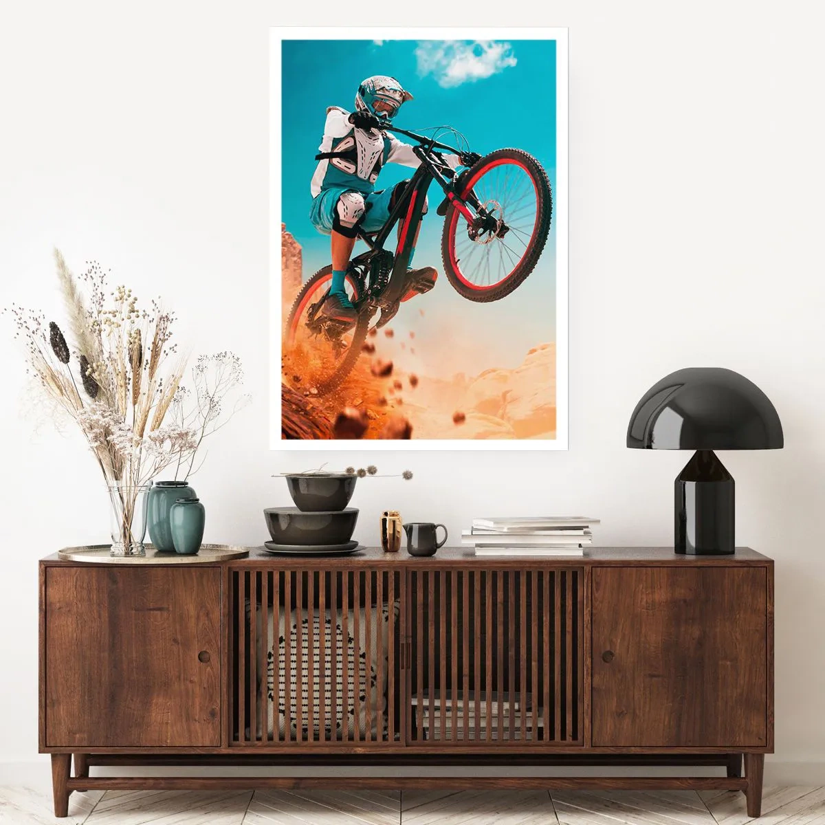 Affiche - Poster - Démon de la folie du vélo - 30x40 cm