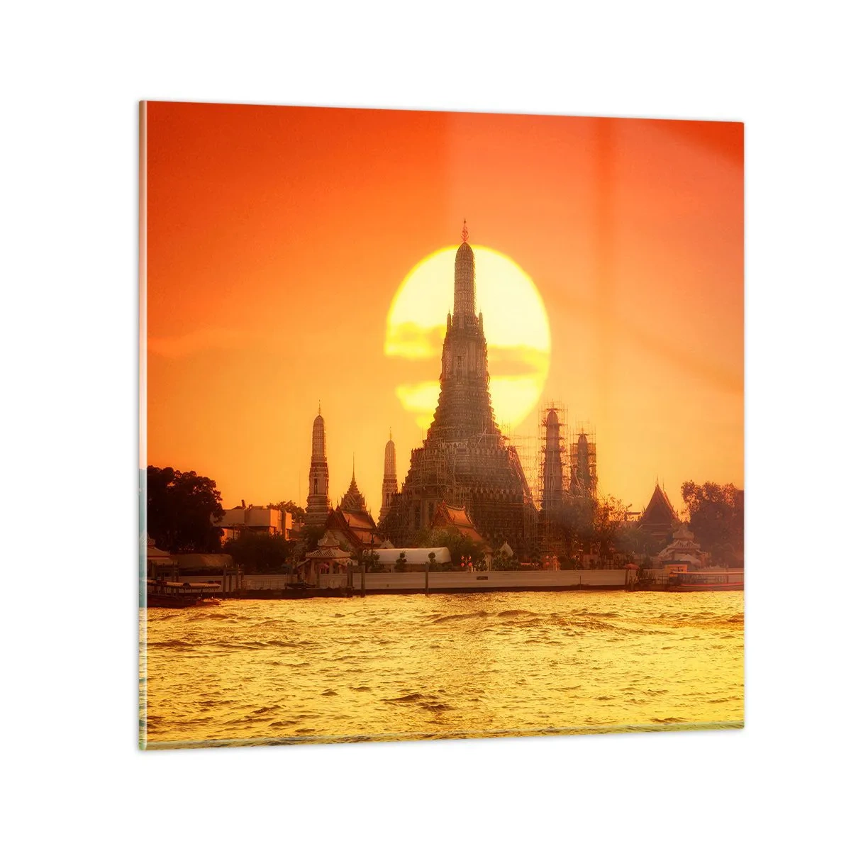 Impression sur verre - Image sur verre - Vers le soleil, toujours vers le soleil - 40x40 cm