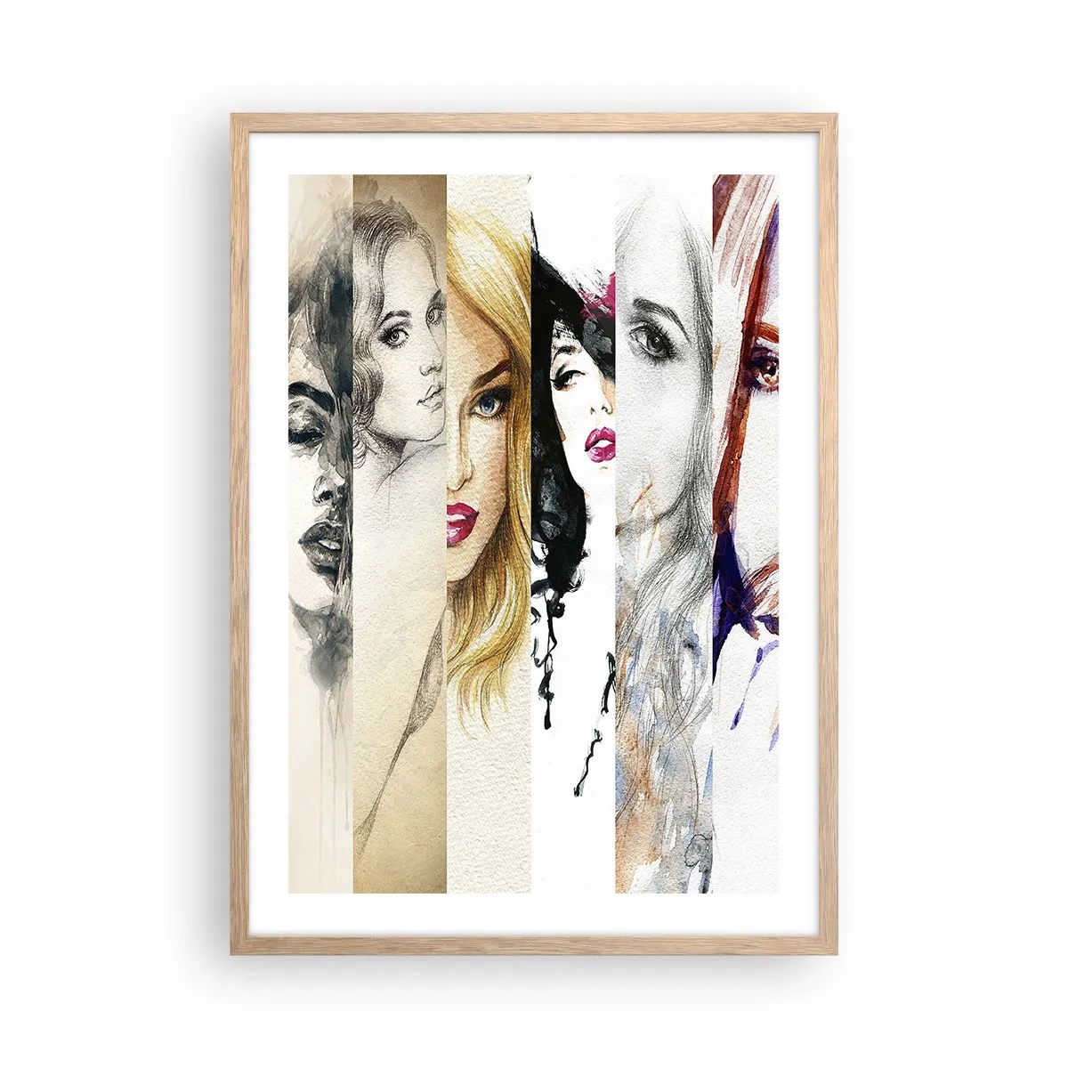 Affiche dans un chêne clair - Poster - Et c'est toujours TOI - 50x70 cm