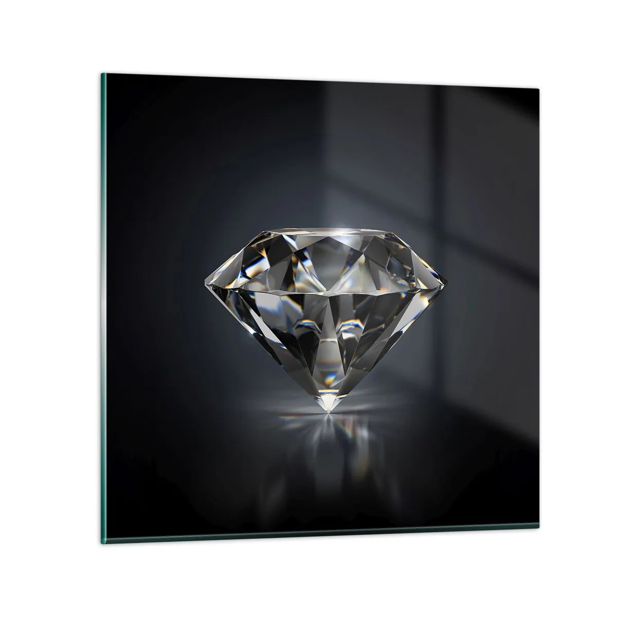 Impression sur verre - Image sur verre - La meilleure amie - 40x40 cm