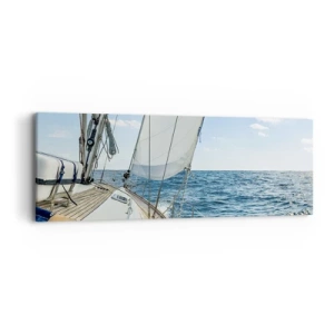 Impression sur toile - Image sur toile - Ohé, l'aventure - 90x30 cm