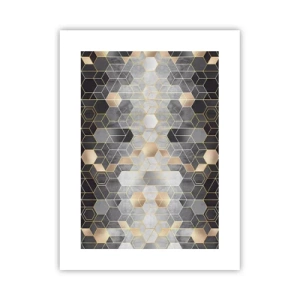 Affiche - Poster - Composition de diamants - 30x40 cm
