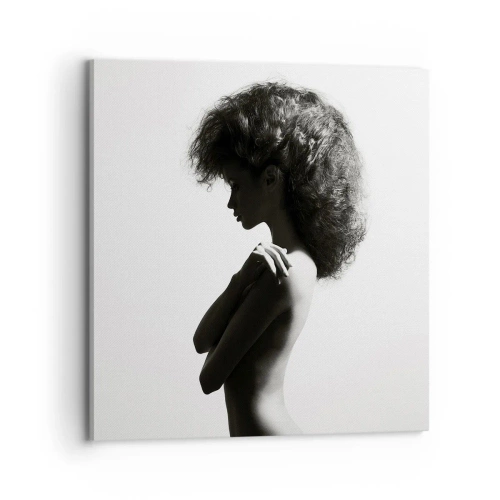 Impression sur toile - Image sur toile - Comme une fleur au bout d'une fine tige - 70x70 cm