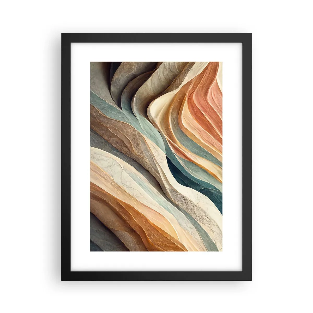 Affiche dans un cadre noir - Poster - Le moment avant le changement - 30x40 cm