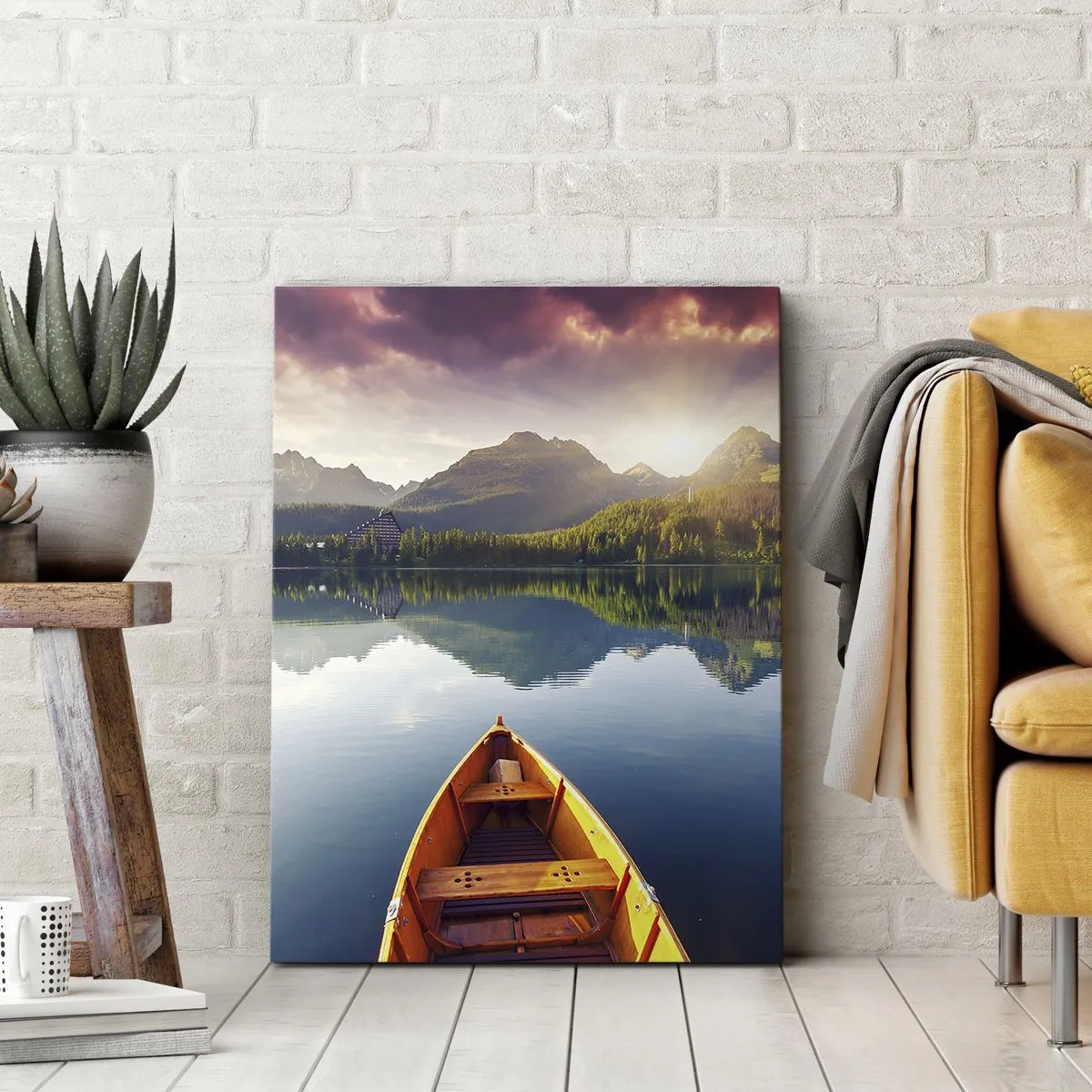 Impression sur toile - Image sur toile - Rien contre nature - 55x100 cm