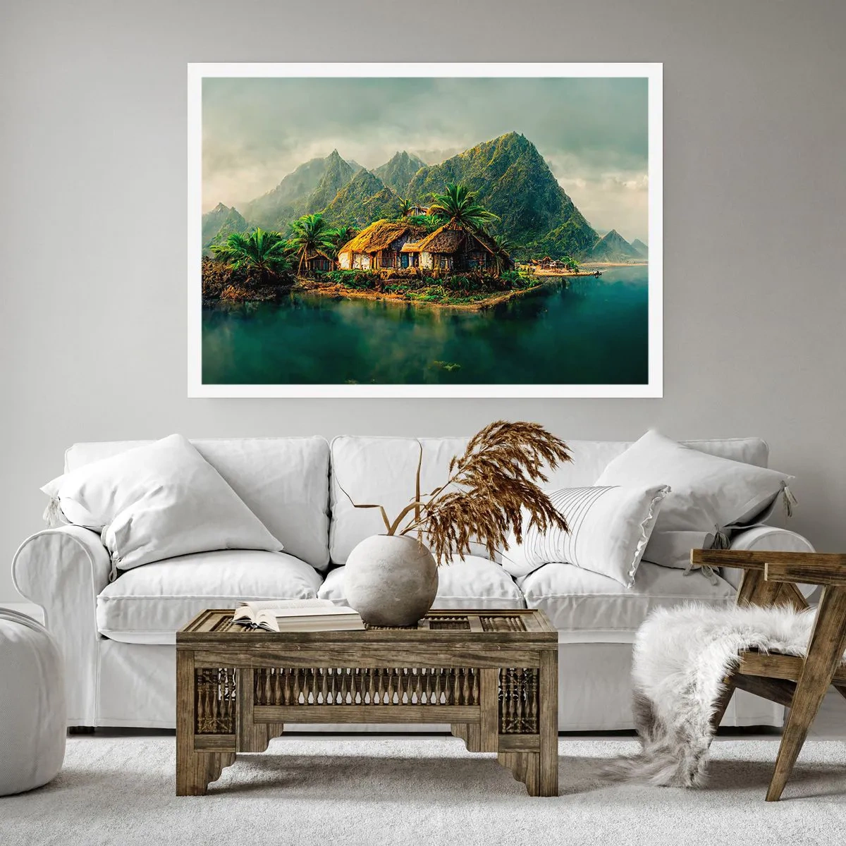 Affiche - Poster - Paradis tropical - 70x50 cm