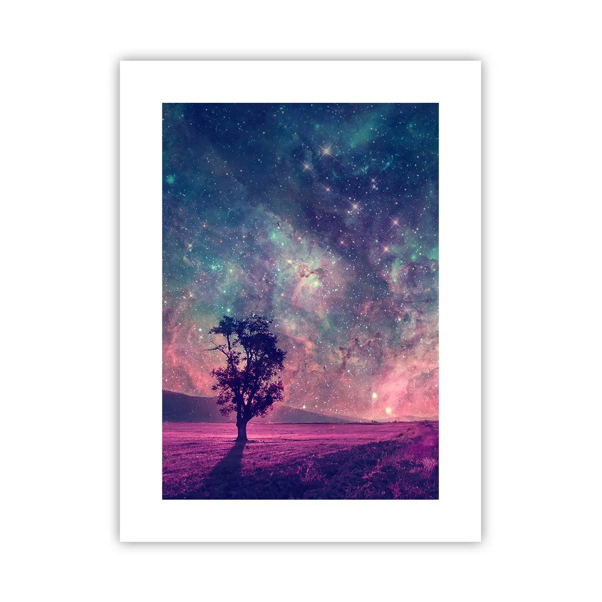Affiche - Poster - Sous un ciel magique - 30x40 cm