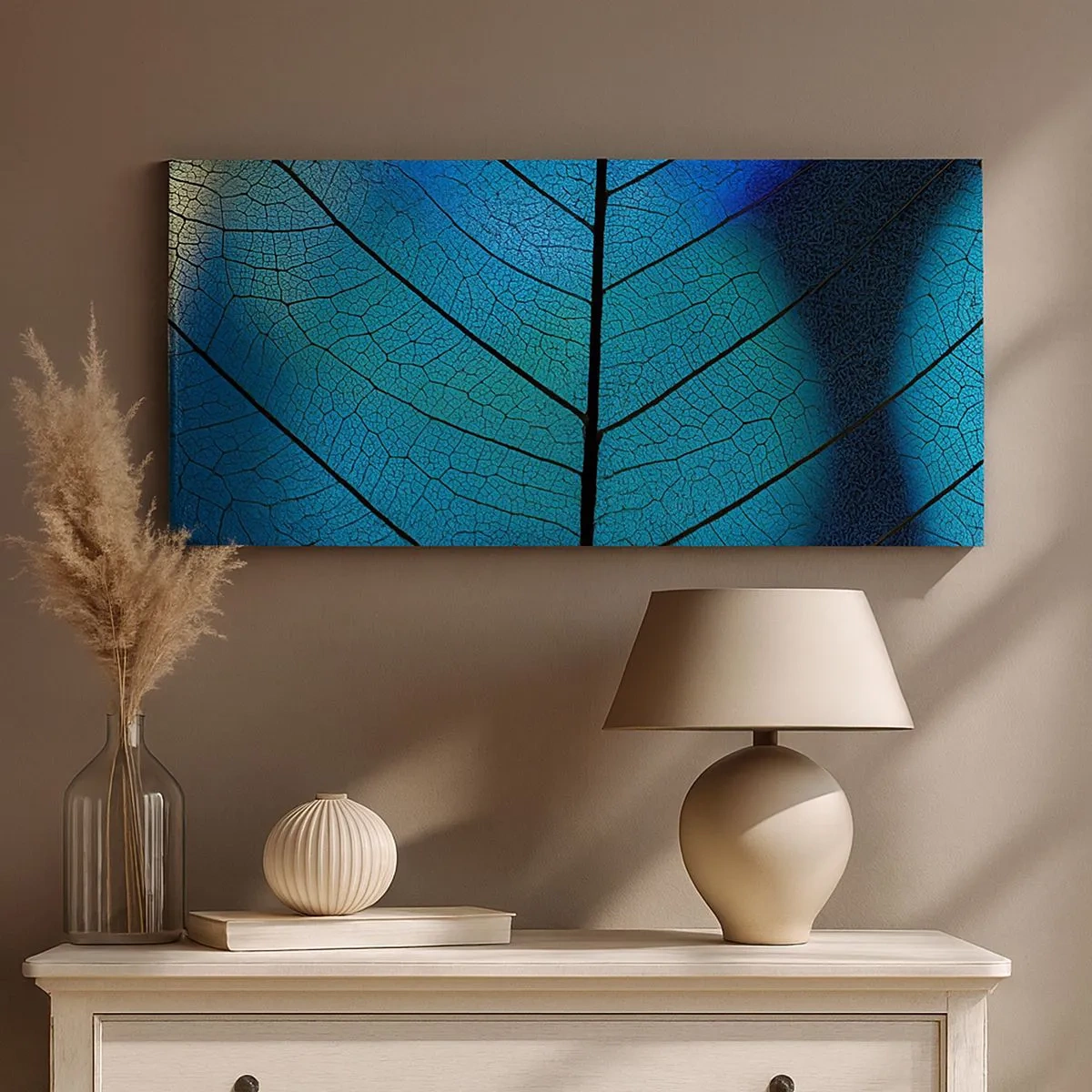 Impression sur toile - Image sur toile - Construction complexe - 100x40 cm