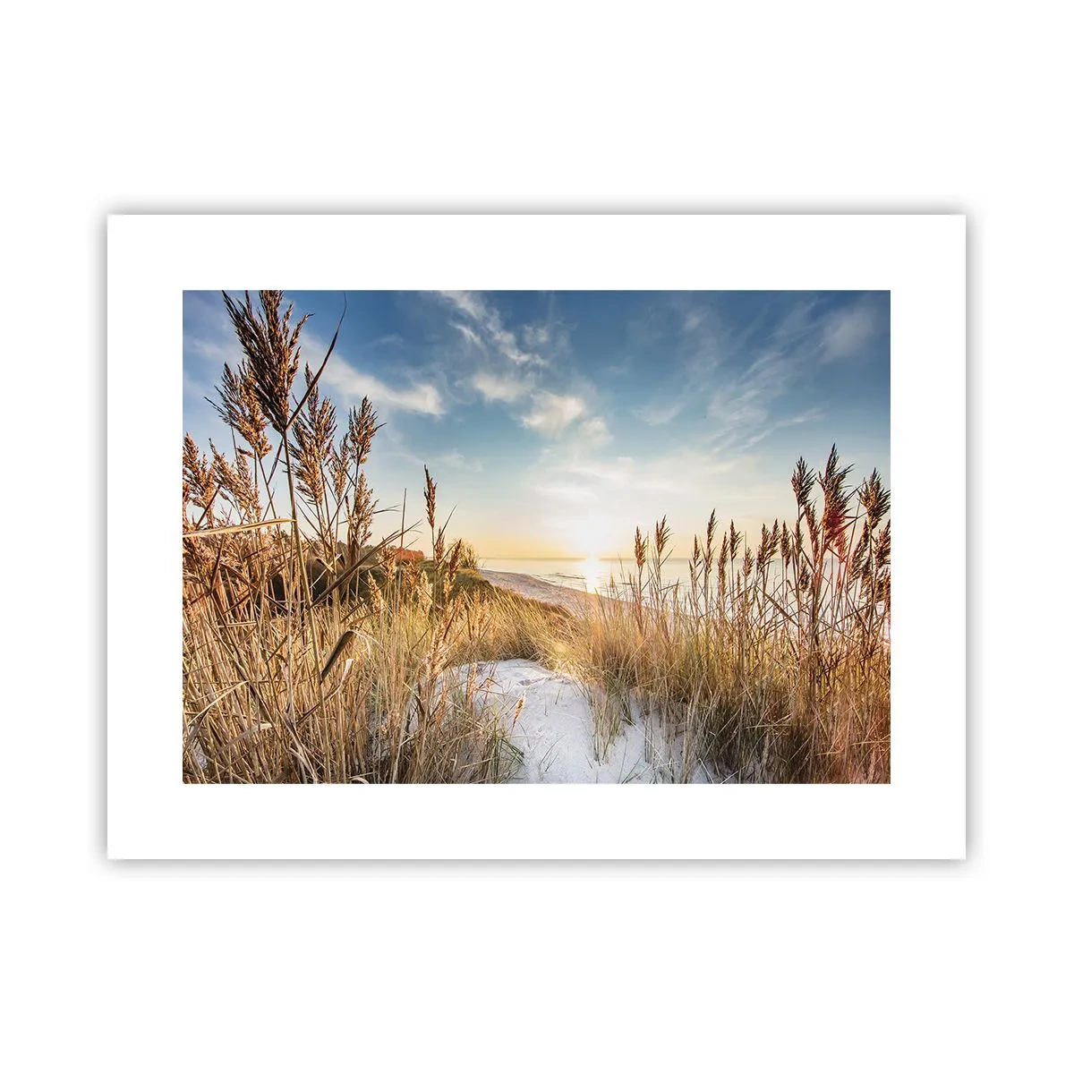 Affiche - Poster - Plage du nord - 40x30 cm