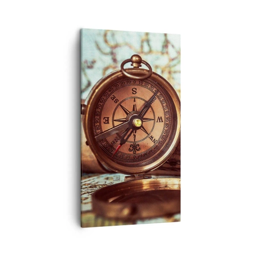 Impression sur toile - Image sur toile - Une aventure de pirates dans les Caraïbes vous attend - 45x80 cm