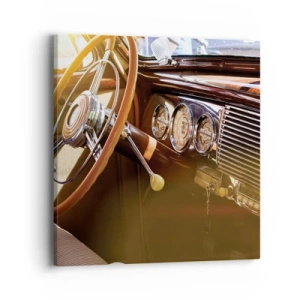 Impression sur toile - Image sur toile - Souffle de luxe venu du passé - 40x40 cm