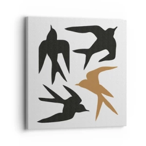 Impression sur toile - Image sur toile - Avaler du plaisir - 30x30 cm