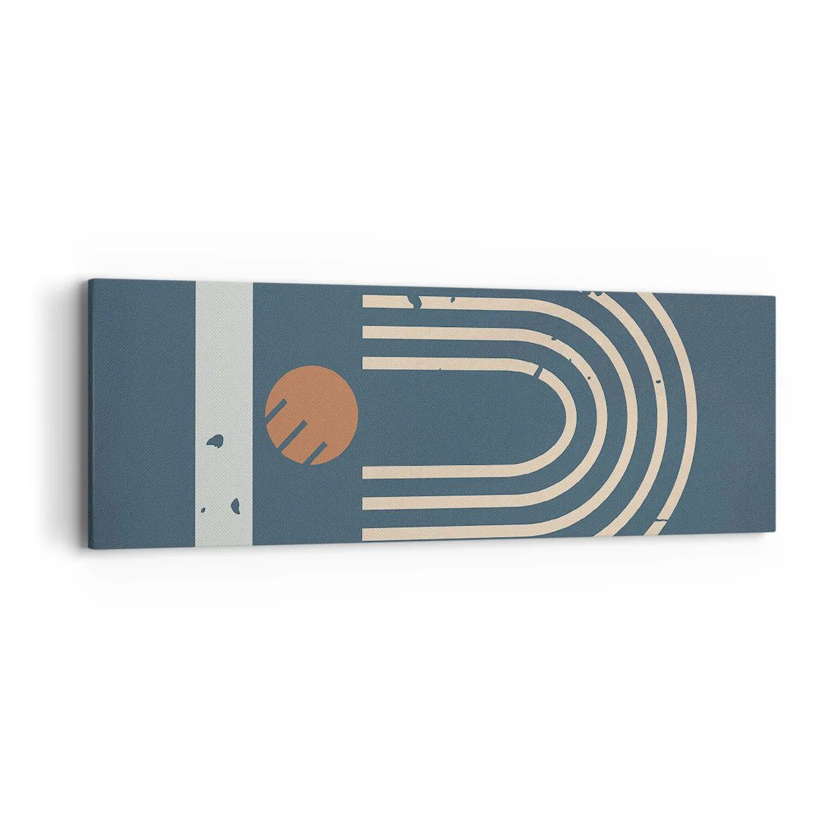 Impression sur toile - Image sur toile - Géométrie sur la grenade - 90x30 cm