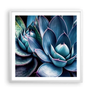 Affiche dans un cadre blanc - Poster - Force vital - 60x60 cm