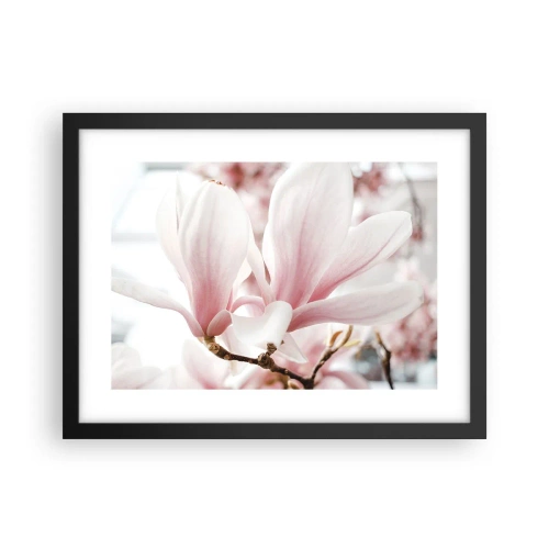 Affiche dans un cadre noir - Poster - Abondance de tendresse - 40x30 cm