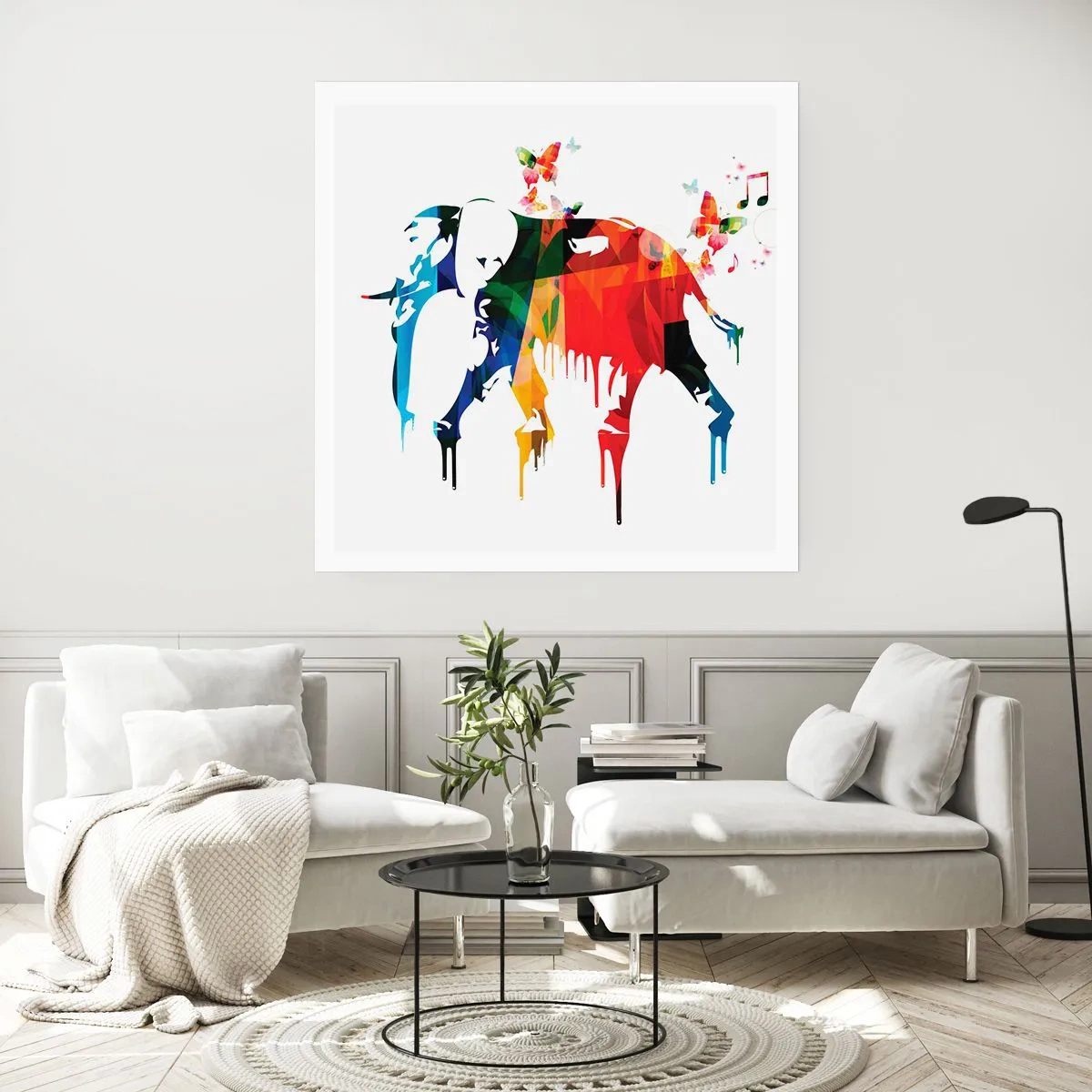 Affiche - Poster - Tout le monde peut danser - 30x30 cm