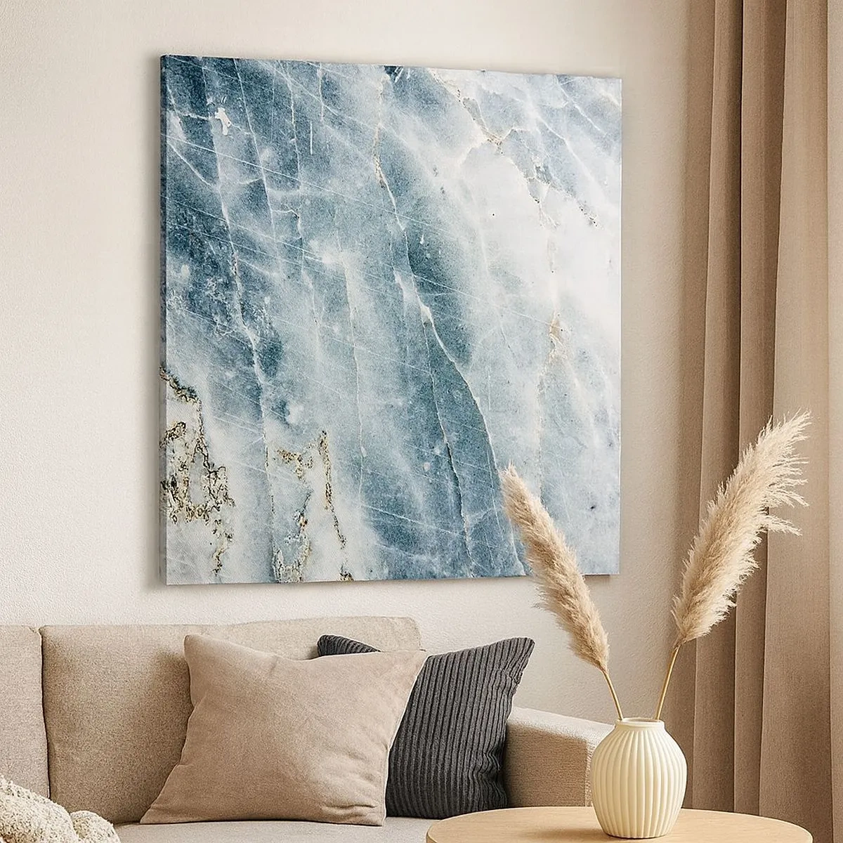 Impression sur toile - Image sur toile - Monde de glace - 30x30 cm