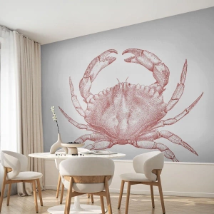 Papier peint sur mesure Autocollant Deluxe - Le crabe des crabes - Crabe, Fruit de mer, Fruits de mer