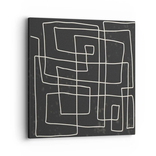 Impression sur toile - Image sur toile - Pas aussi simple - 40x40 cm