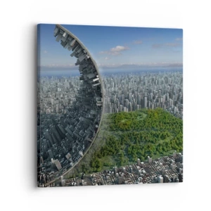 Impression sur toile - Image sur toile - La nature est éternelle - 30x30 cm