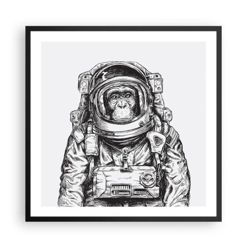 Affiche dans un cadre noir - Poster - Évolution alternative - 60x60 cm