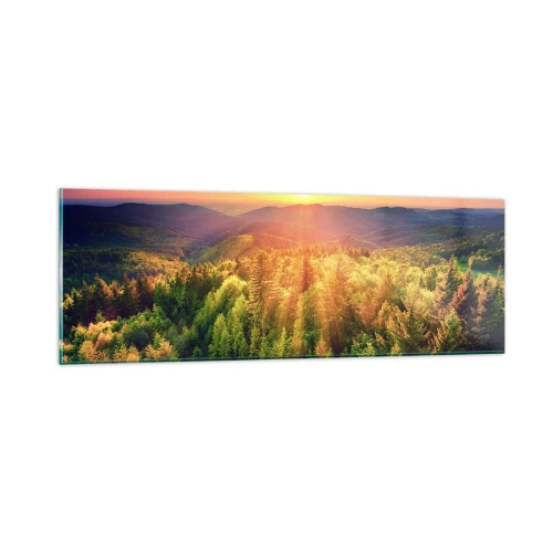 Impression sur verre - Image sur verre - Monts et sommets - 90x30 cm