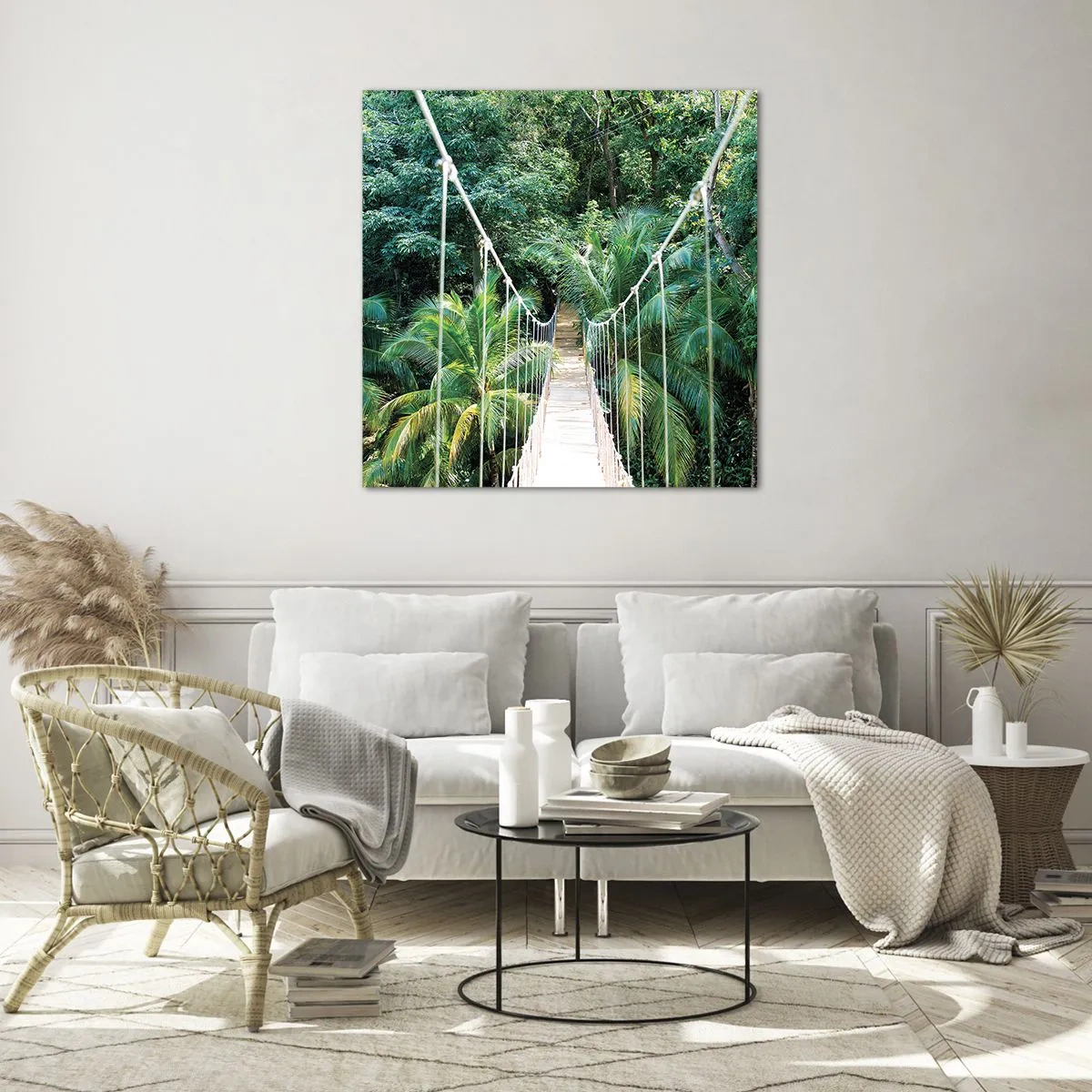 Impression sur verre - Image sur verre - Welcome to the jungle! - 30x30 cm