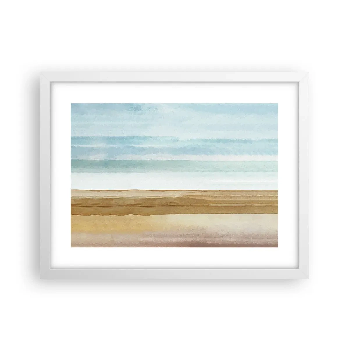 Affiche dans un cadre blanc - Poster - Réconfort - 40x30 cm