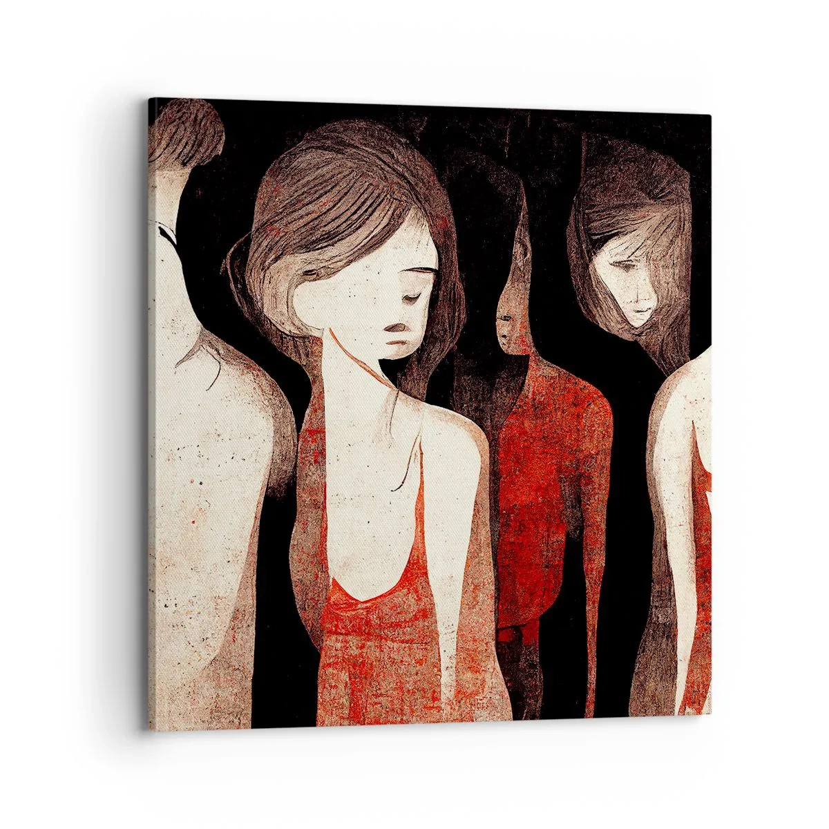 Impression sur toile - Image sur toile - Madones des ténèbres - 70x70 cm