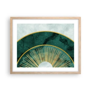 Affiche dans un chêne clair - Poster - Un autre système solaire - 50x40 cm