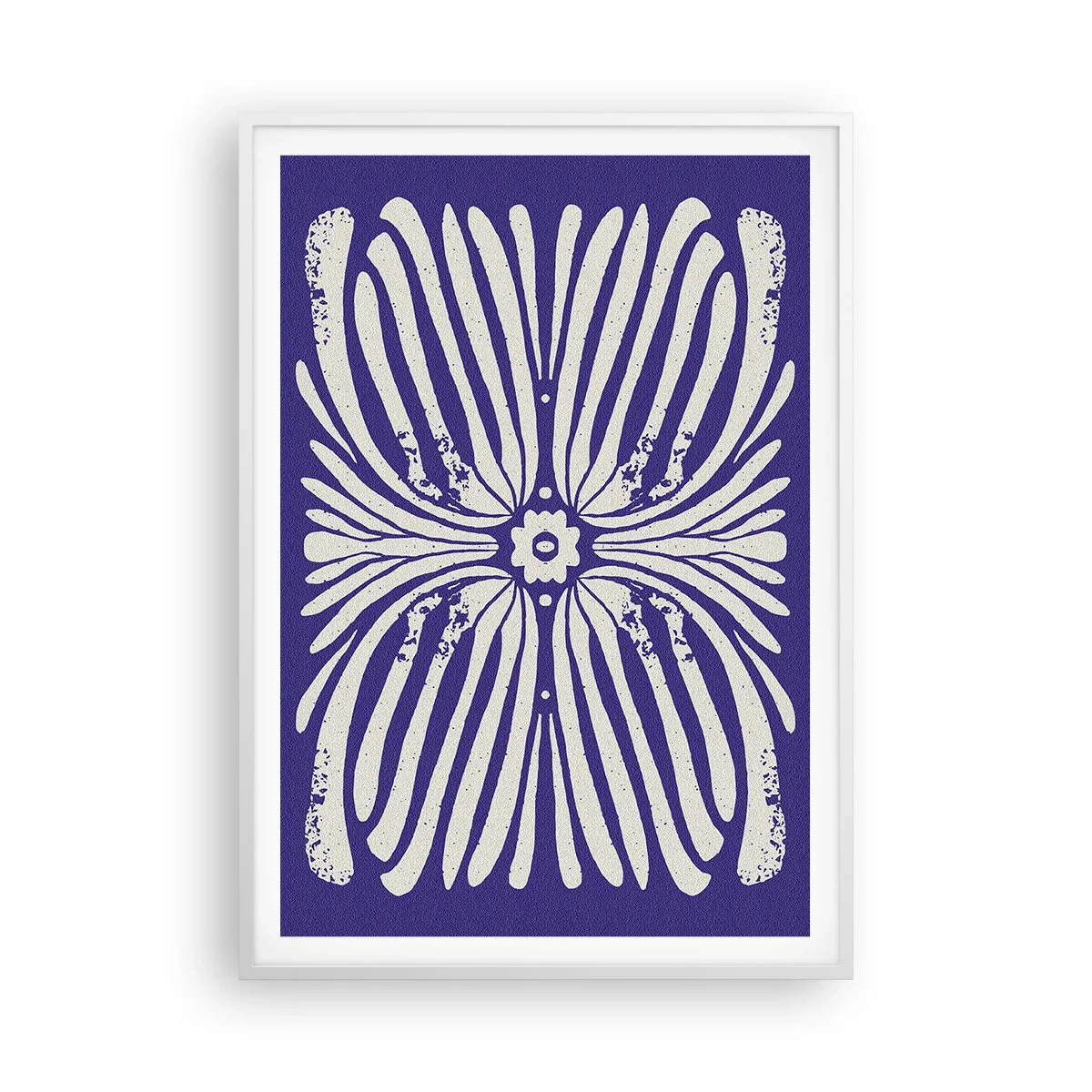 Affiche dans un cadre blanc - Poster - Inspirations ethniques - 70x100 cm