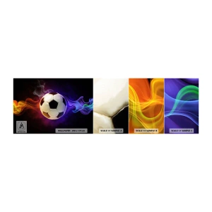 Échantillon de Papier Peint Autocollant Deluxe Sticker - Le pouvoir magique du jeu - Abstraction, sport, Football - 100x30 cm