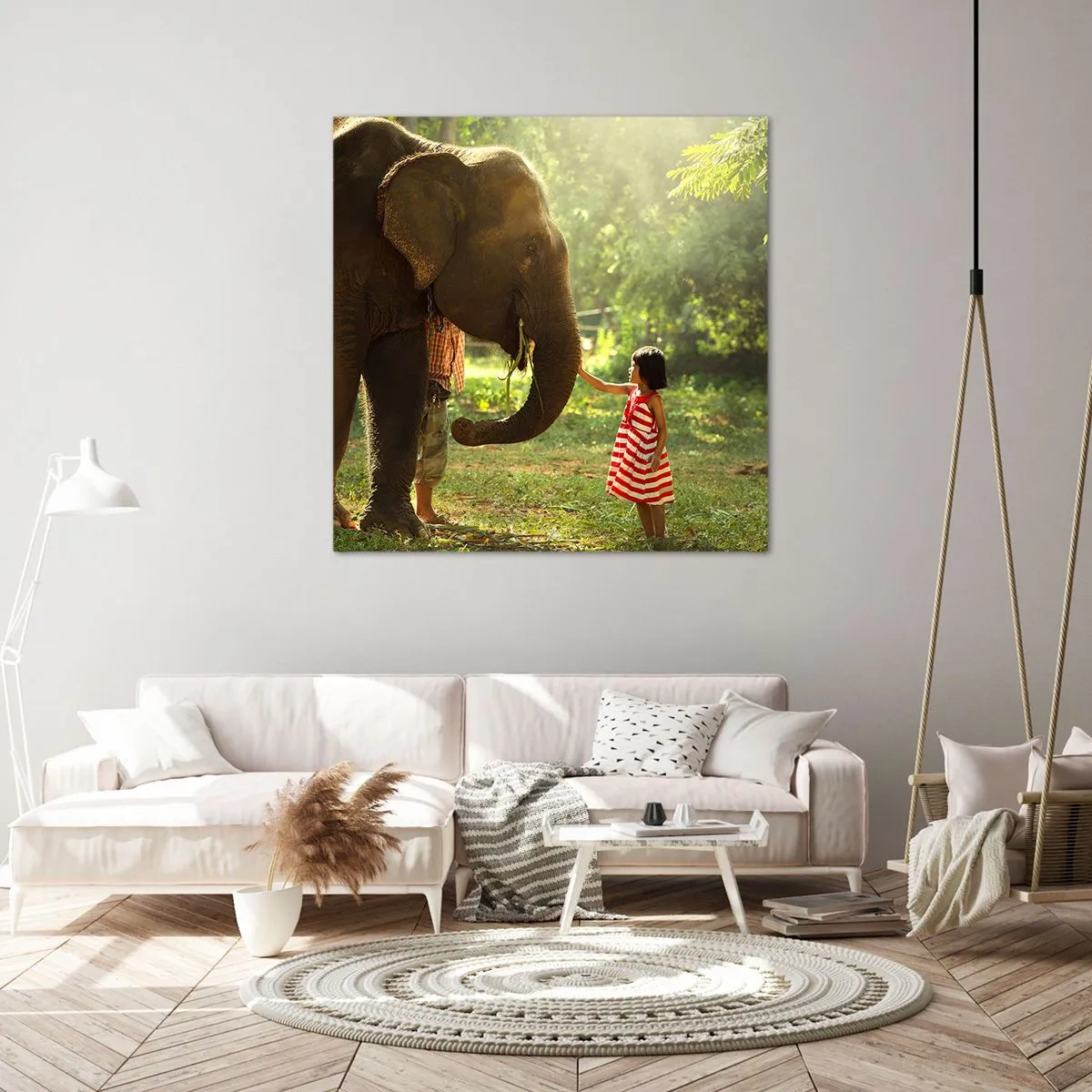 Impression sur toile - Image sur toile - La force de l'amitié - 70x70 cm