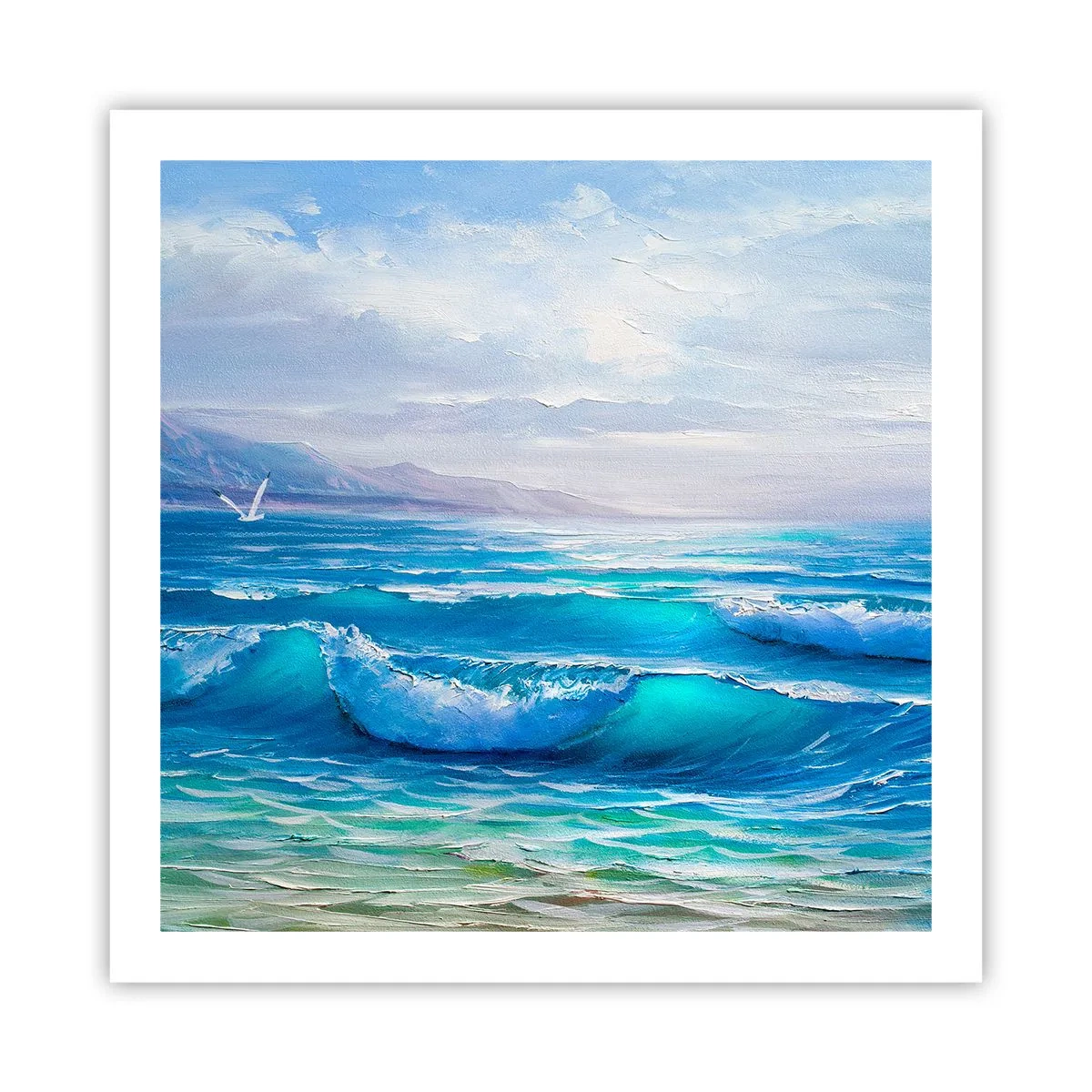 Affiche - Poster - Il apporte un soulagement - 60x60 cm