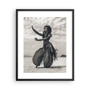 Affiche dans un cadre noir - Poster - Danse des îles du sud - 40x50 cm
