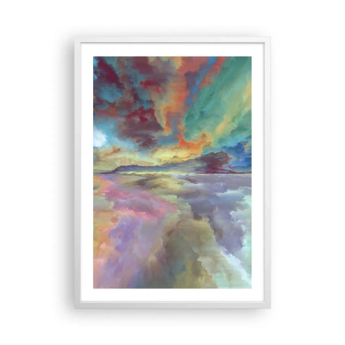 Affiche dans un cadre blanc - Poster - Deux paradis - 50x70 cm