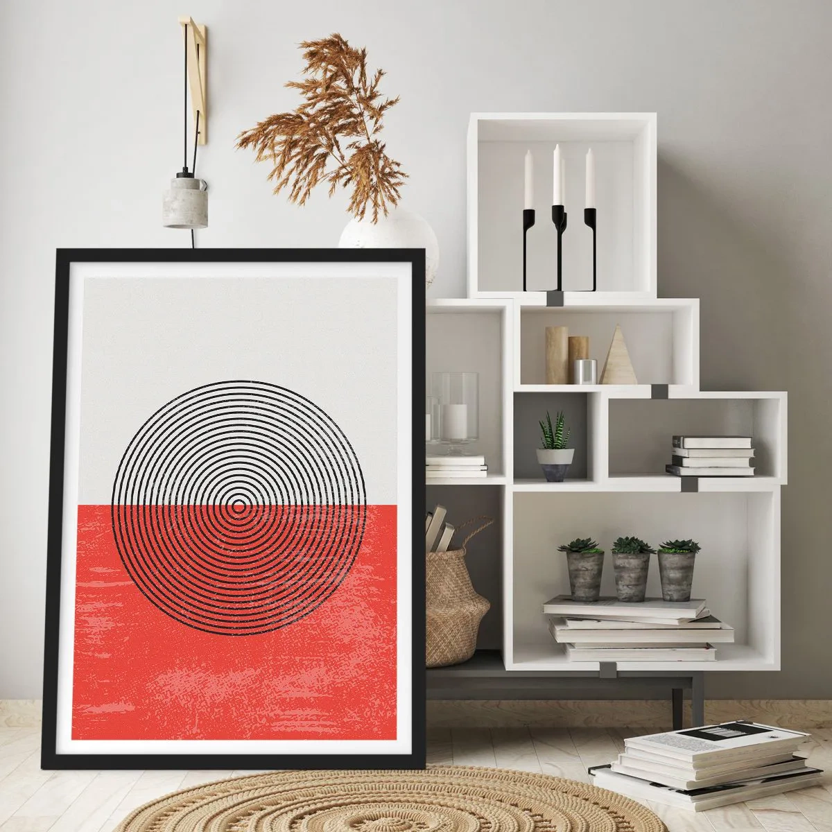 Affiche dans un cadre noir - Poster - Dans le mille - 40x50 cm