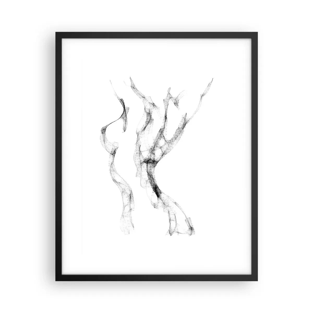 Affiche dans un cadre noir - Poster - Belle et forte - 40x50 cm