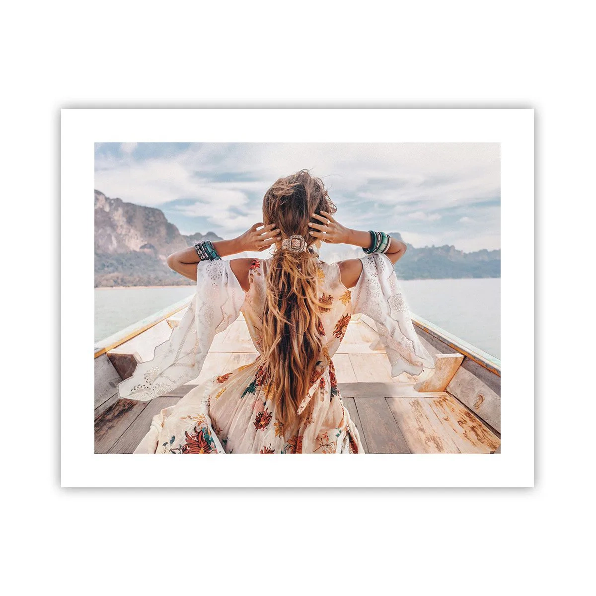 Affiche - Poster - En route vers le bonheur - 50x40 cm