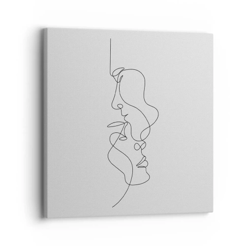 Impression sur toile - Image sur toile - Chaleur de désir renaissant - 30x30 cm