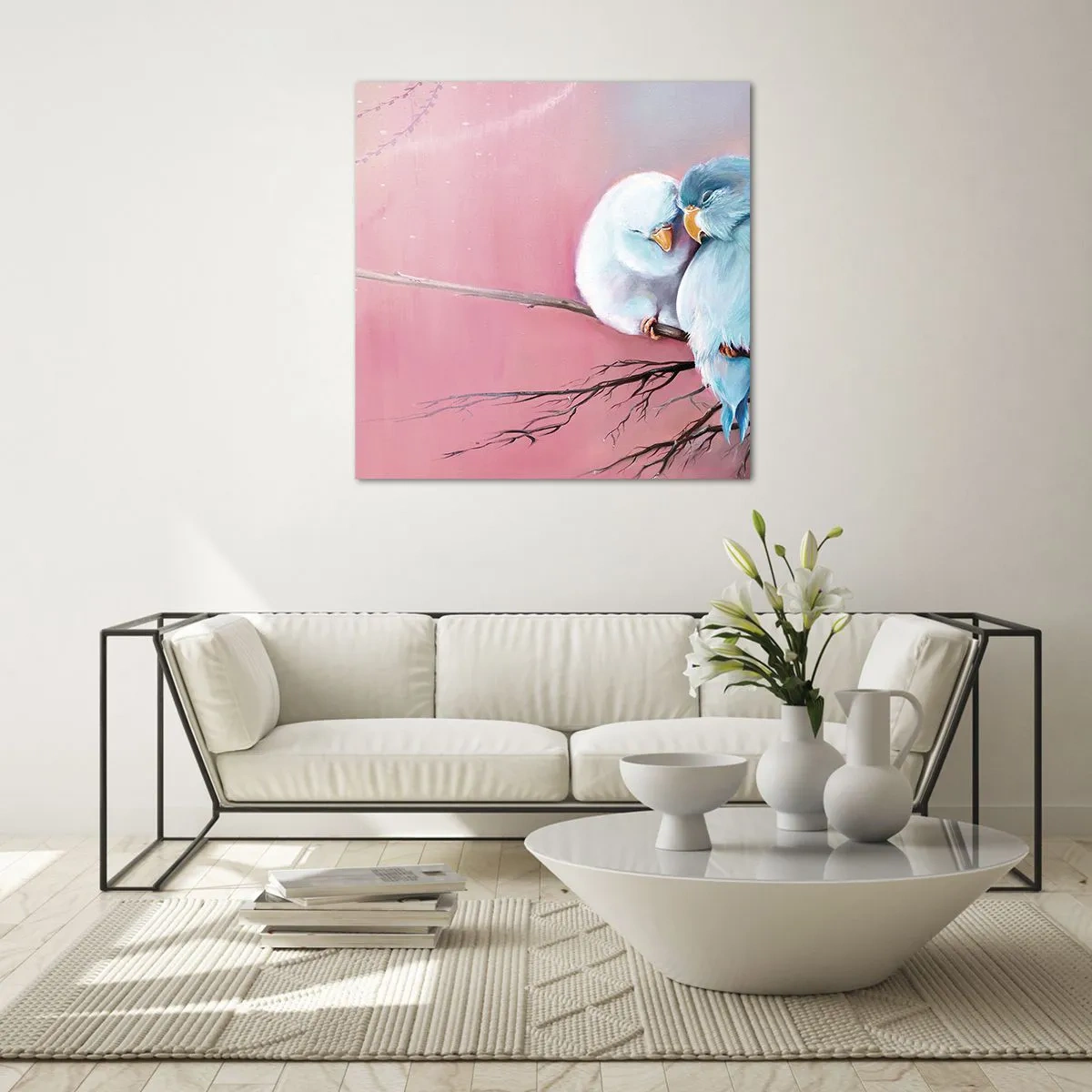 Impression sur verre - Image sur verre - Que dire de plus?... - 50x50 cm
