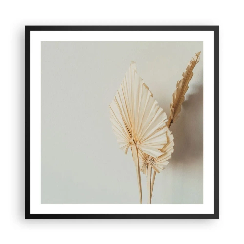 Affiche dans un cadre noir - Poster - Quand tu dois t’apaiser - 60x60 cm