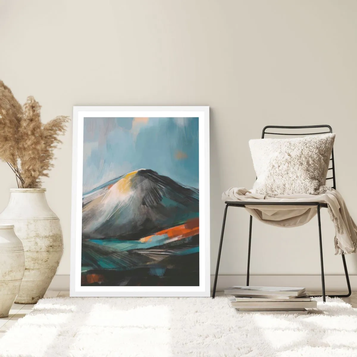 Affiche dans un cadre blanc - Poster - Brut et beau - 40x50 cm